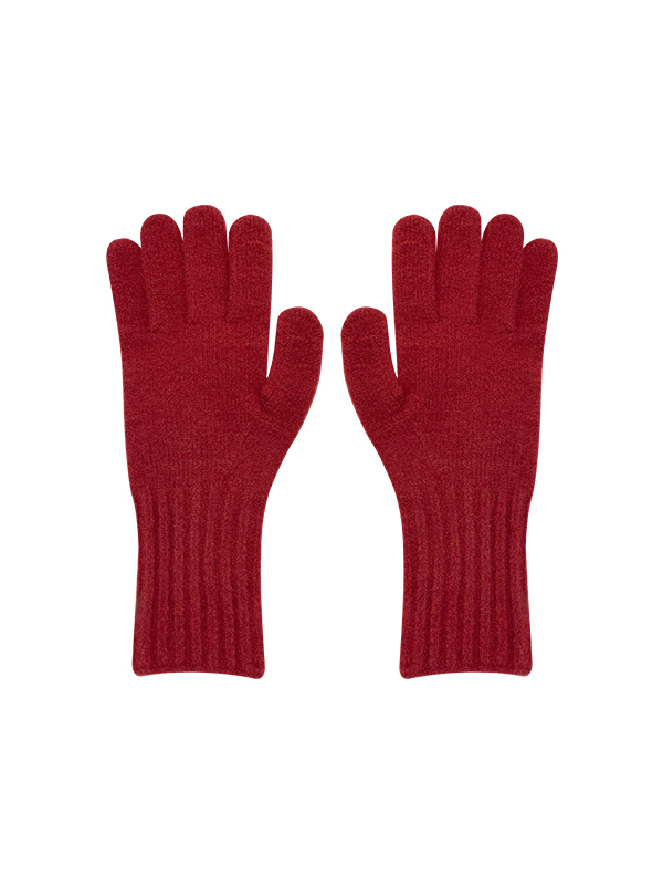 コサージュニットグローブ（レッド） | Margarin Fingers | HANA(ハナ) #7
