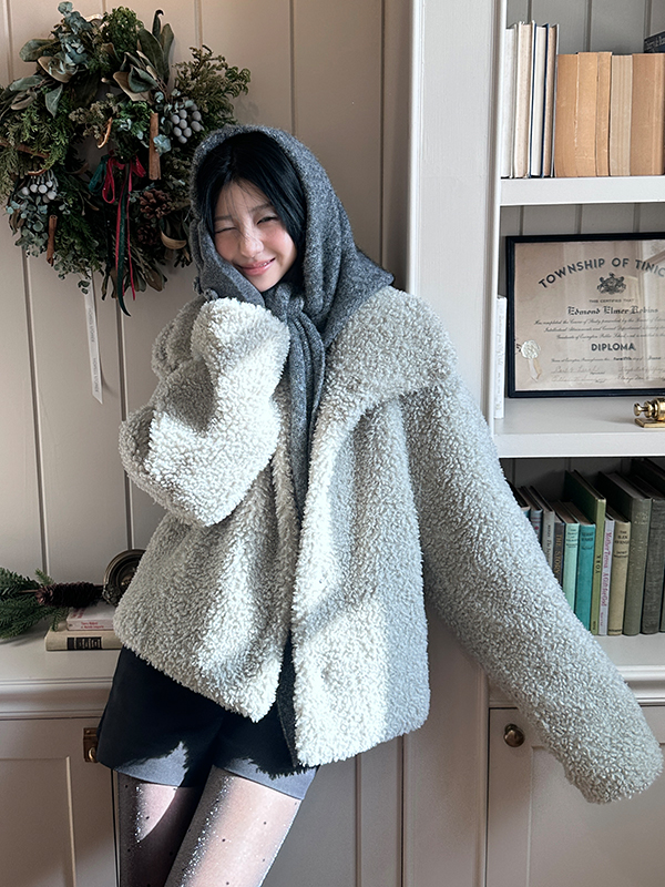 ローズエンブロイダリーマフラー（チャコール） | Margarin Fingers | HANA(ハナ) #2