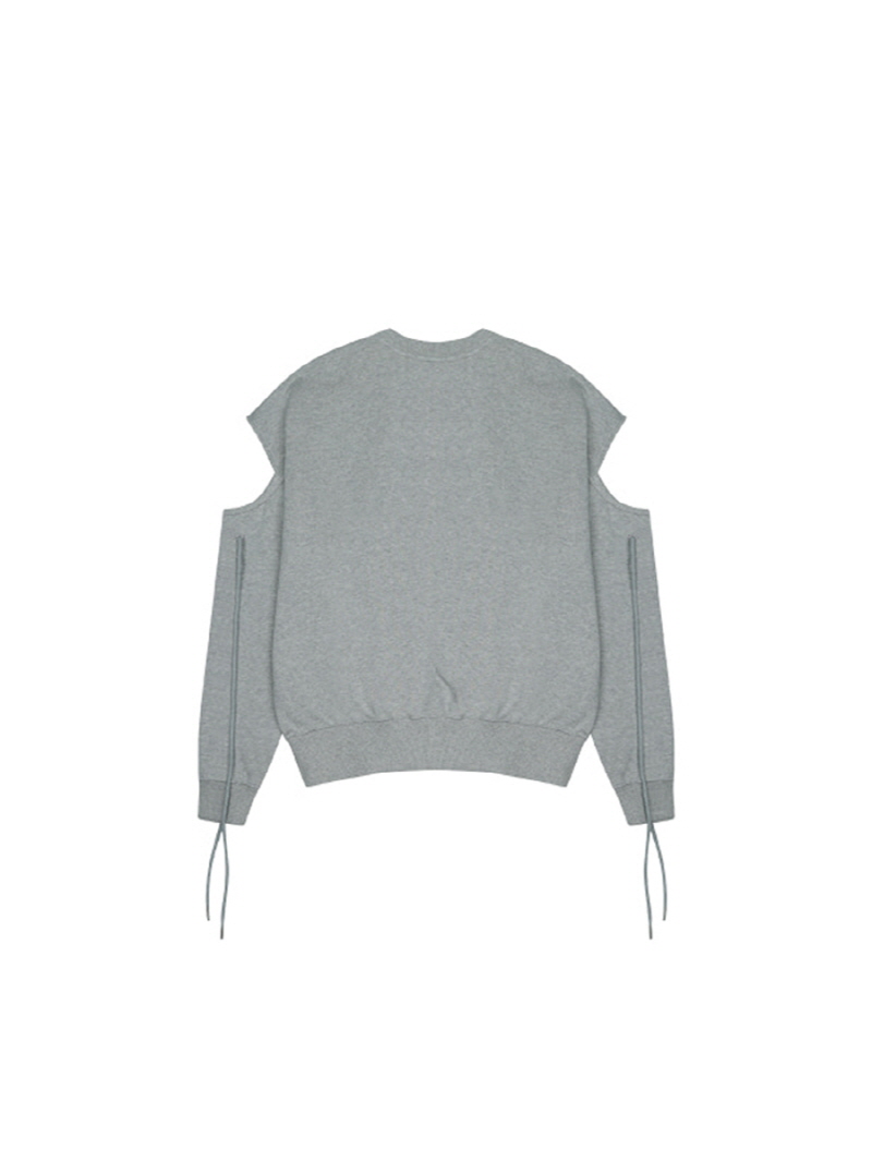 カットアウト スウェットシャツ (M.グレー) | THREE TO EIGHTY | HANA(ハナ) #3
