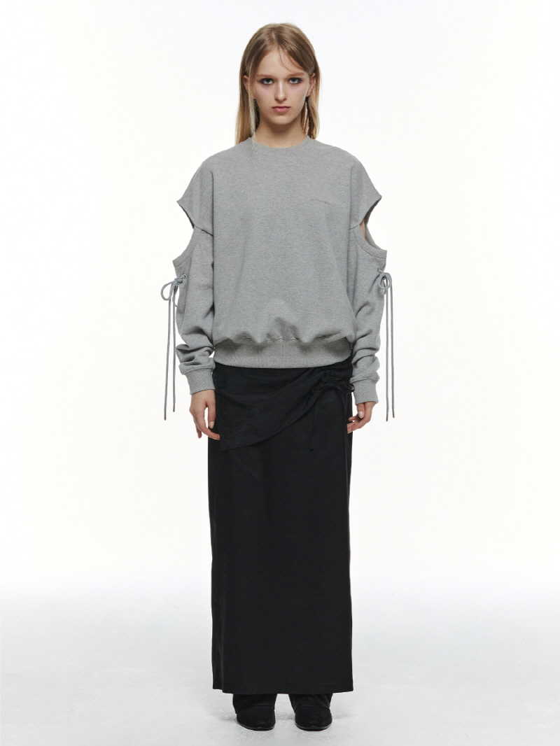 カットアウト スウェットシャツ (M.グレー) | THREE TO EIGHTY | HANA(ハナ) #7