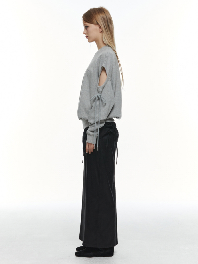 カットアウト スウェットシャツ (M.グレー) | THREE TO EIGHTY | HANA(ハナ) #9