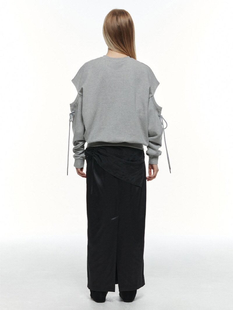 カットアウト スウェットシャツ (M.グレー) | THREE TO EIGHTY | HANA(ハナ) #10