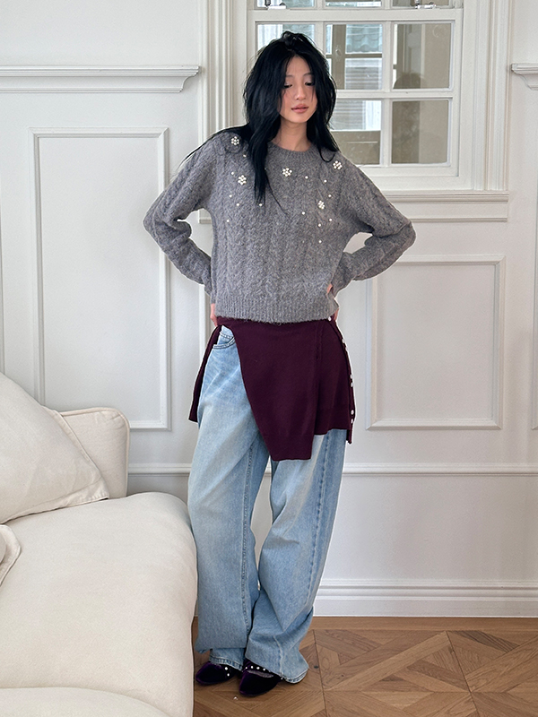 パールポイントプルオーバー（グレー） | Margarin Fingers | HANA(ハナ) #2