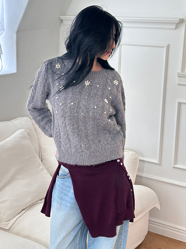 パールポイントプルオーバー（グレー） | Margarin Fingers | HANA(ハナ) #3