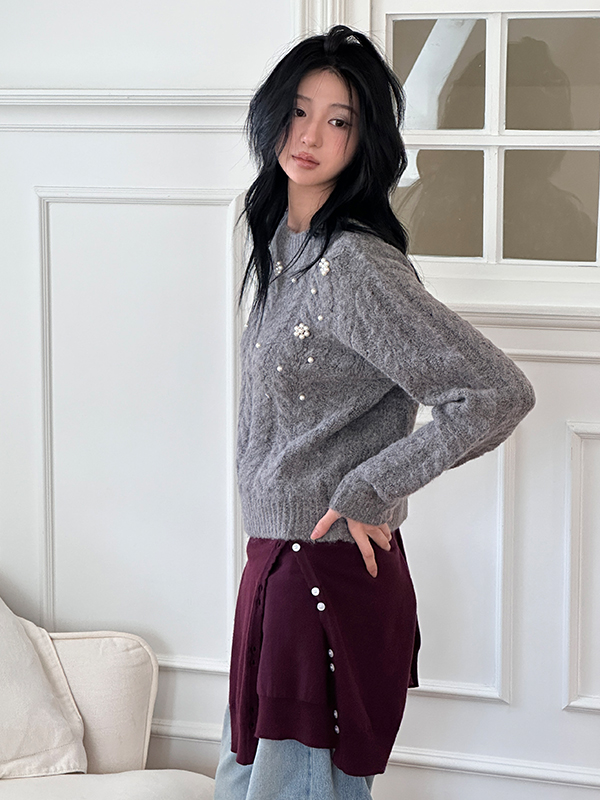 パールポイントプルオーバー（グレー） | Margarin Fingers | HANA(ハナ) #4