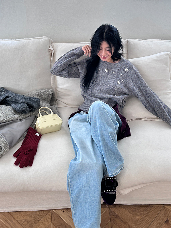 パールポイントプルオーバー（グレー） | Margarin Fingers | HANA(ハナ) #5