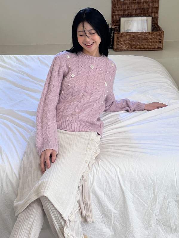 パールポイントプルオーバー（ピンク） | Margarin Fingers | HANA(ハナ) #3