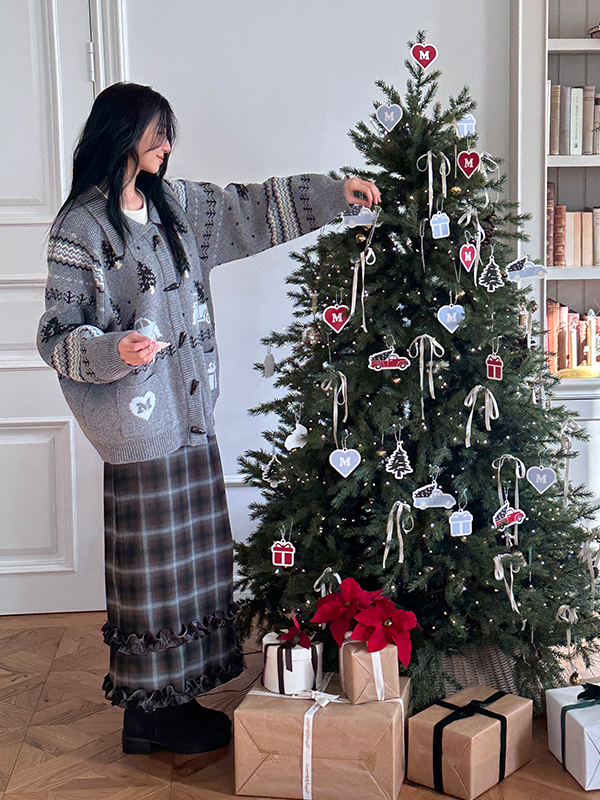 ツリーカウチンニットカーディガン（グレー） | Margarin Fingers | HANA(ハナ) #6