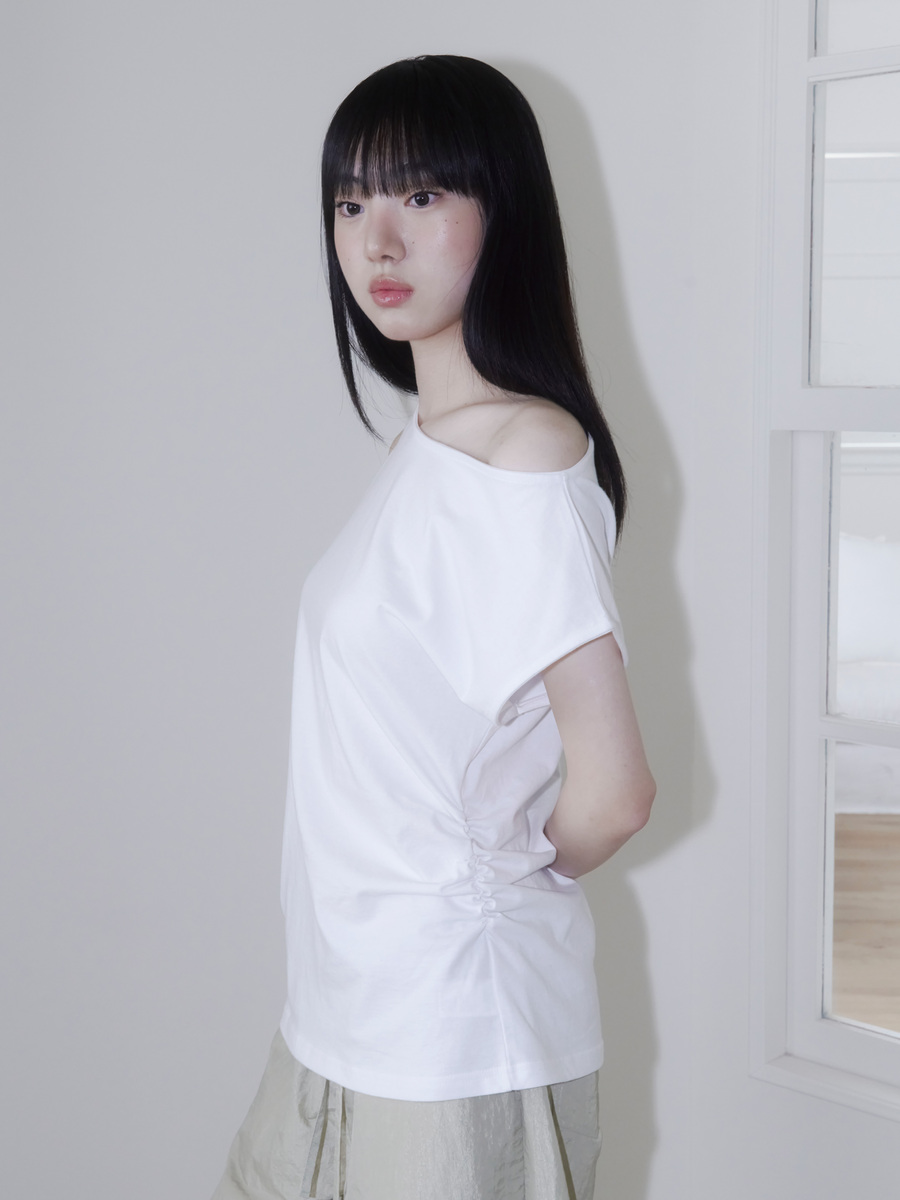 ナイロンスタッズピンタックパンツ (サンドベージュ) | ONSKA | HANA(ハナ) #13