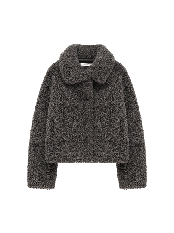 ブークレヒドゥンスナップファージャケット（チャコール） | Margarin Fingers | HANA(ハナ) #8