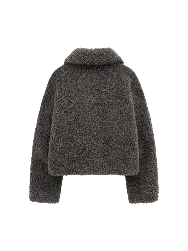 ブークレヒドゥンスナップファージャケット（チャコール） | Margarin Fingers | HANA(ハナ) #9