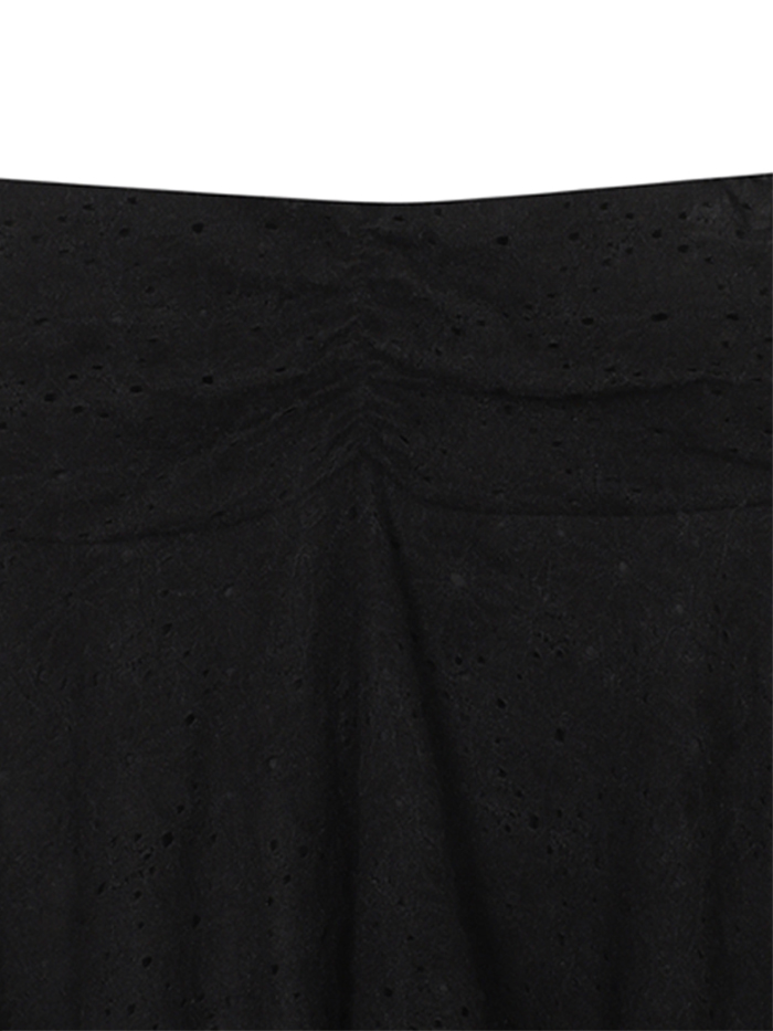 ピンタックブーツカットスカートパンツ（ブラック） | THREE TO EIGHTY | HANA(ハナ) #6