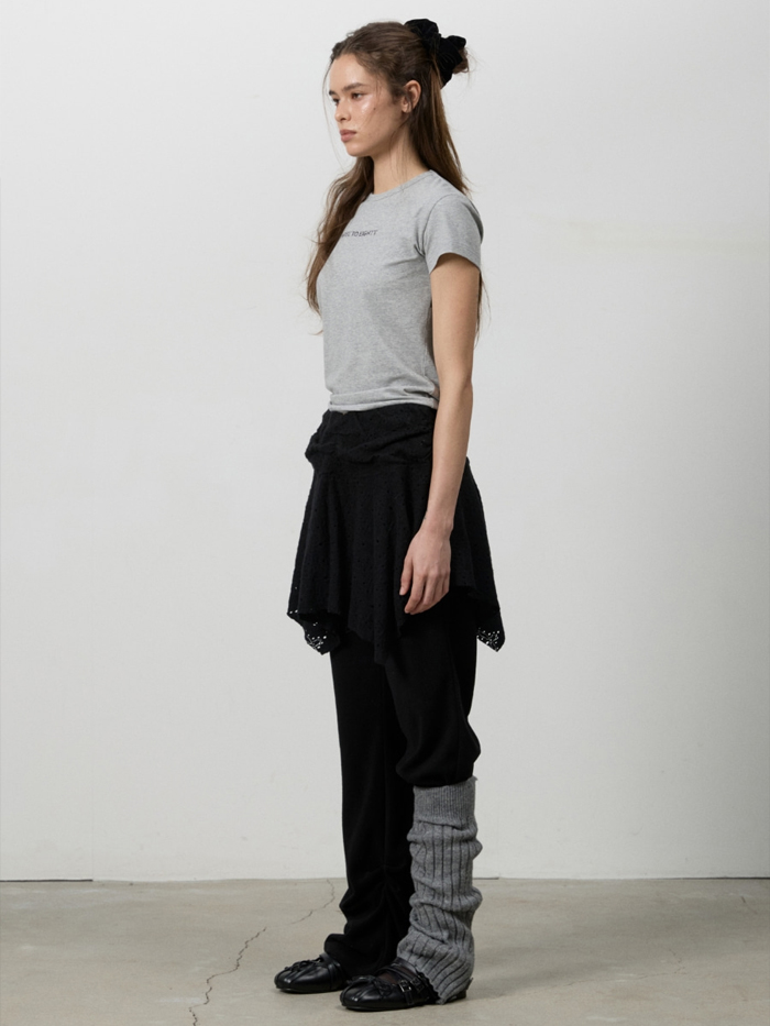 ピンタックブーツカットスカートパンツ（ブラック） | THREE TO EIGHTY | HANA(ハナ) #8