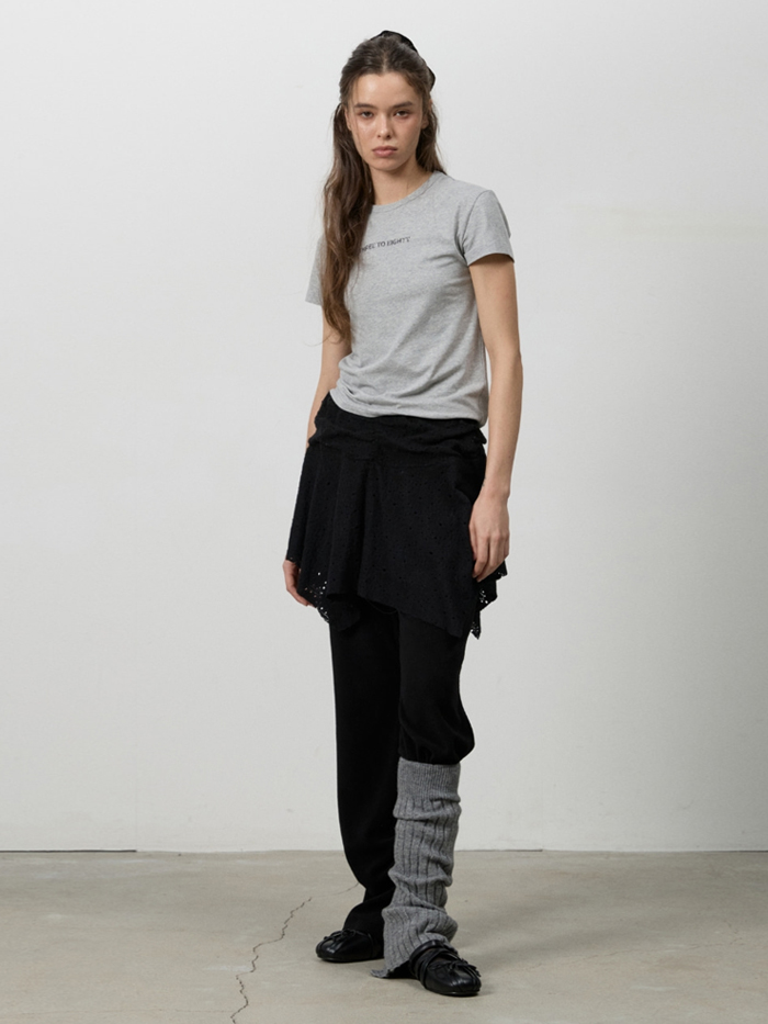 ピンタックブーツカットスカートパンツ（ブラック） | THREE TO EIGHTY | HANA(ハナ) #10