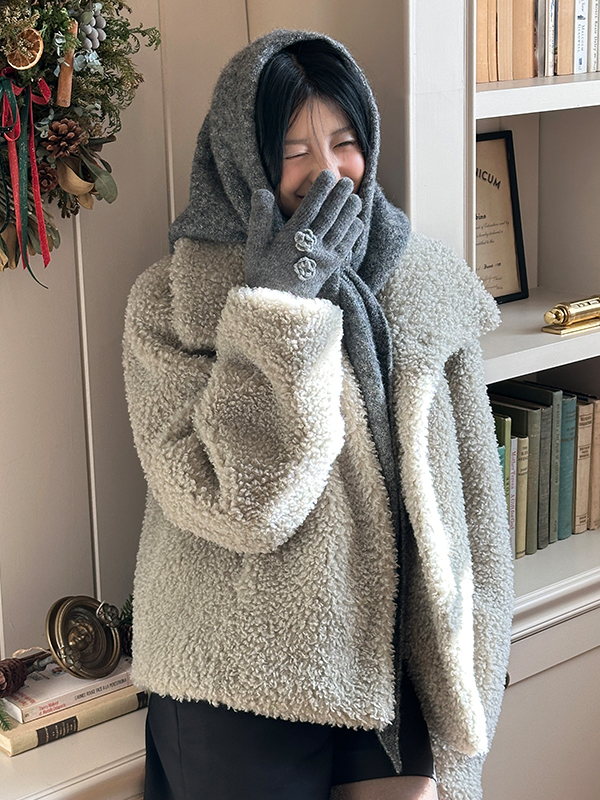 ブークレヒドゥンスナップファージャケット（ミント） | Margarin Fingers | HANA(ハナ) #3