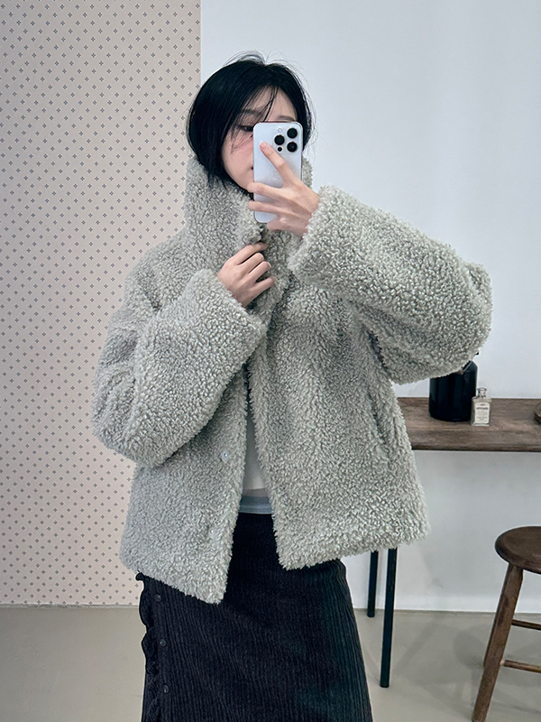 ブークレヒドゥンスナップファージャケット（ミント） | Margarin Fingers | HANA(ハナ) #7