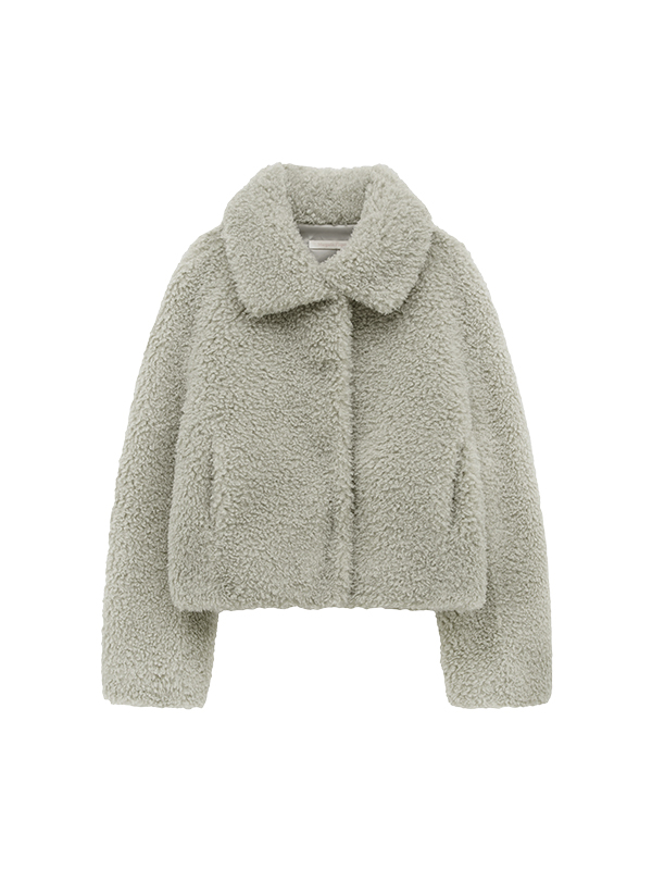 ブークレヒドゥンスナップファージャケット（ミント） | Margarin Fingers | HANA(ハナ) #9