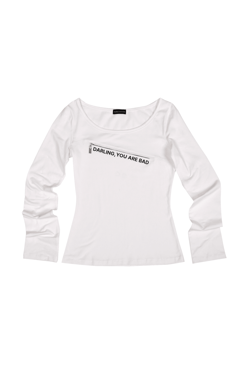 アンジップロゴTシャツ #ホワイト | Darling You Are Bad | HANA(ハナ) #6