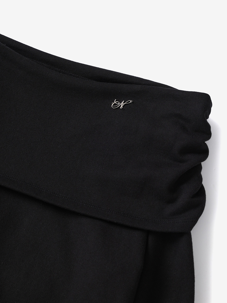 ドレープシンボルスウェットシャツ（ブラック） | Not your rose | HANA(ハナ) #10