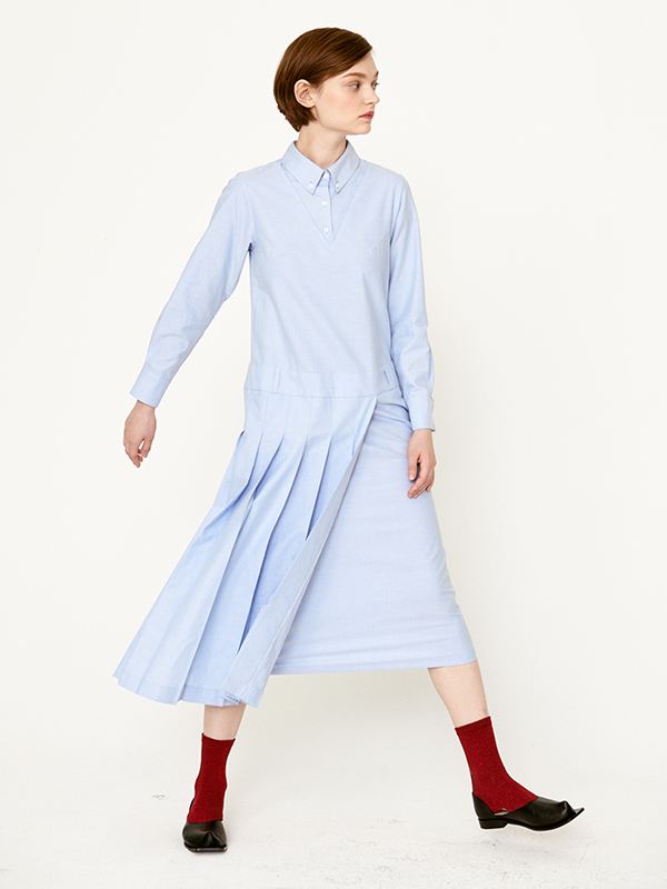 オックスフォードシャツドレス（ライトブルー） | PHILOCALY | HANA(ハナ) #6