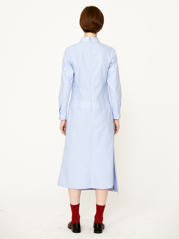 オックスフォードシャツドレス（ライトブルー） | PHILOCALY | HANA(ハナ) #3