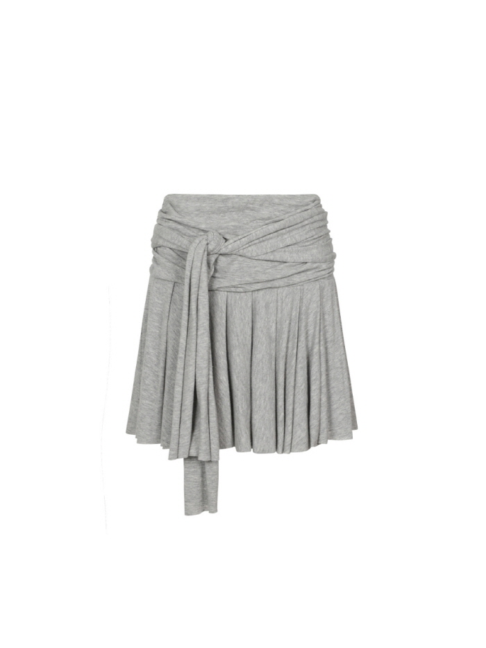 リボンノットミニスカート（M.グレー） | THREE TO EIGHTY | HANA(ハナ) #2