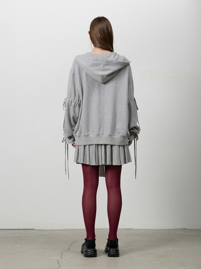 リボンノットミニスカート（M.グレー） | THREE TO EIGHTY | HANA(ハナ) #8
