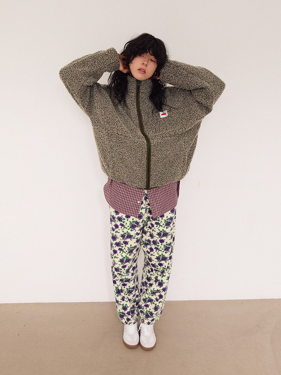 NEWシンボルフリースジップアップジャケット_ディープアイボリー | XOXOGOODBOY | HANA(ハナ) #7