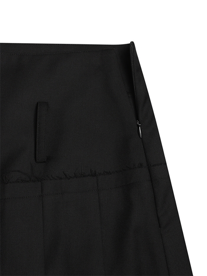 カットヘムベルトプリーツスカート（ブラック） | THREE TO EIGHTY | HANA(ハナ) #4