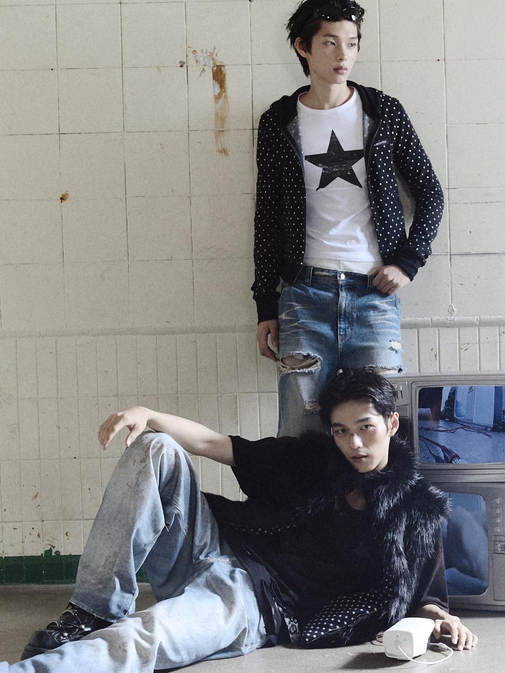 ヘイズ リバーシブルドットファーベスト_[ブラック] | LECYTO | HANA(ハナ) #5