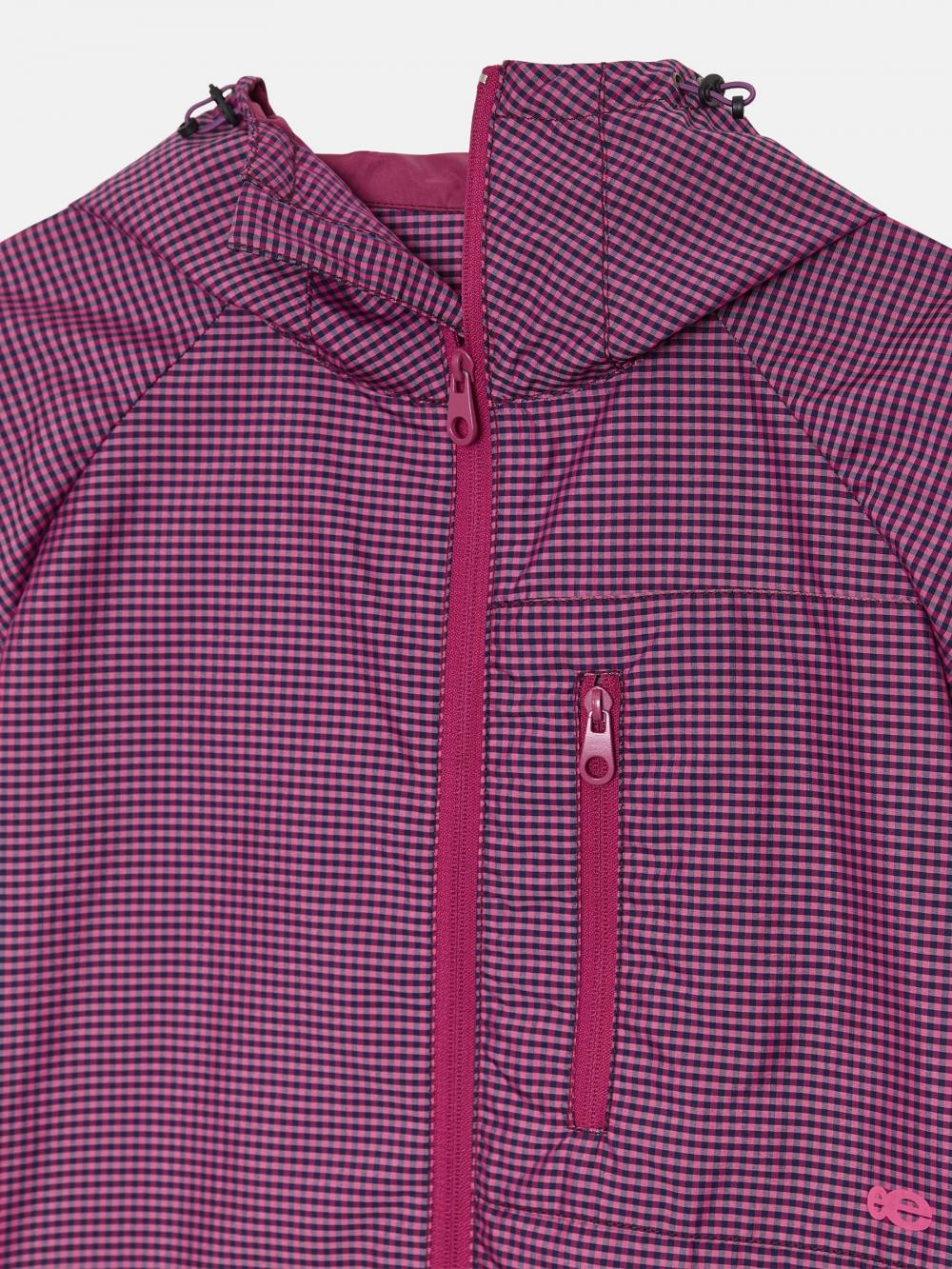 ギンガムチェックトラックトップジャンパー（ピンク） | ENZO BLUES | HANA(ハナ) #16