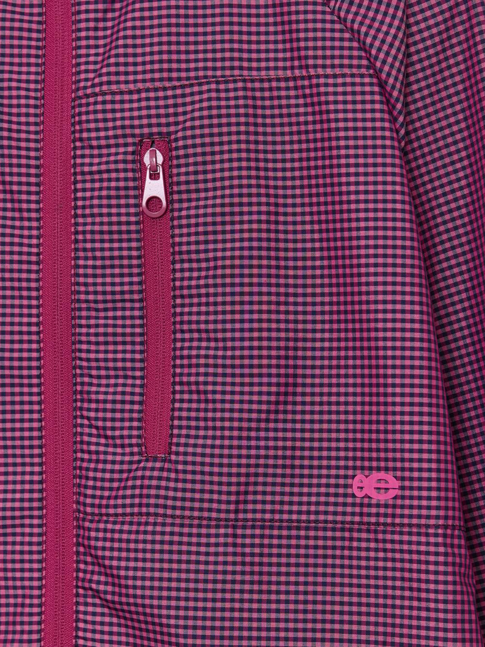 ギンガムチェックトラックトップジャンパー（ピンク） | ENZO BLUES | HANA(ハナ) #17