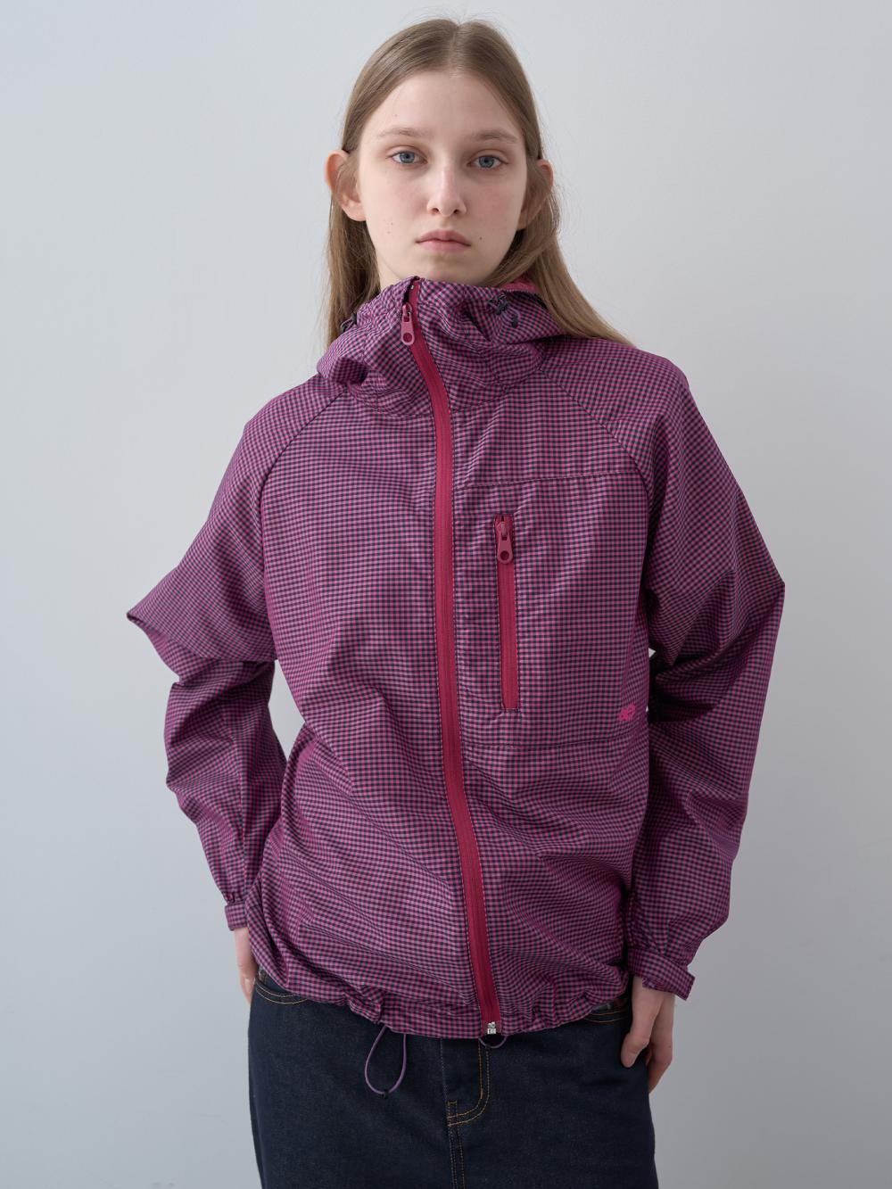 ギンガムチェックトラックトップジャンパー（ピンク） | ENZO BLUES | HANA(ハナ) #13