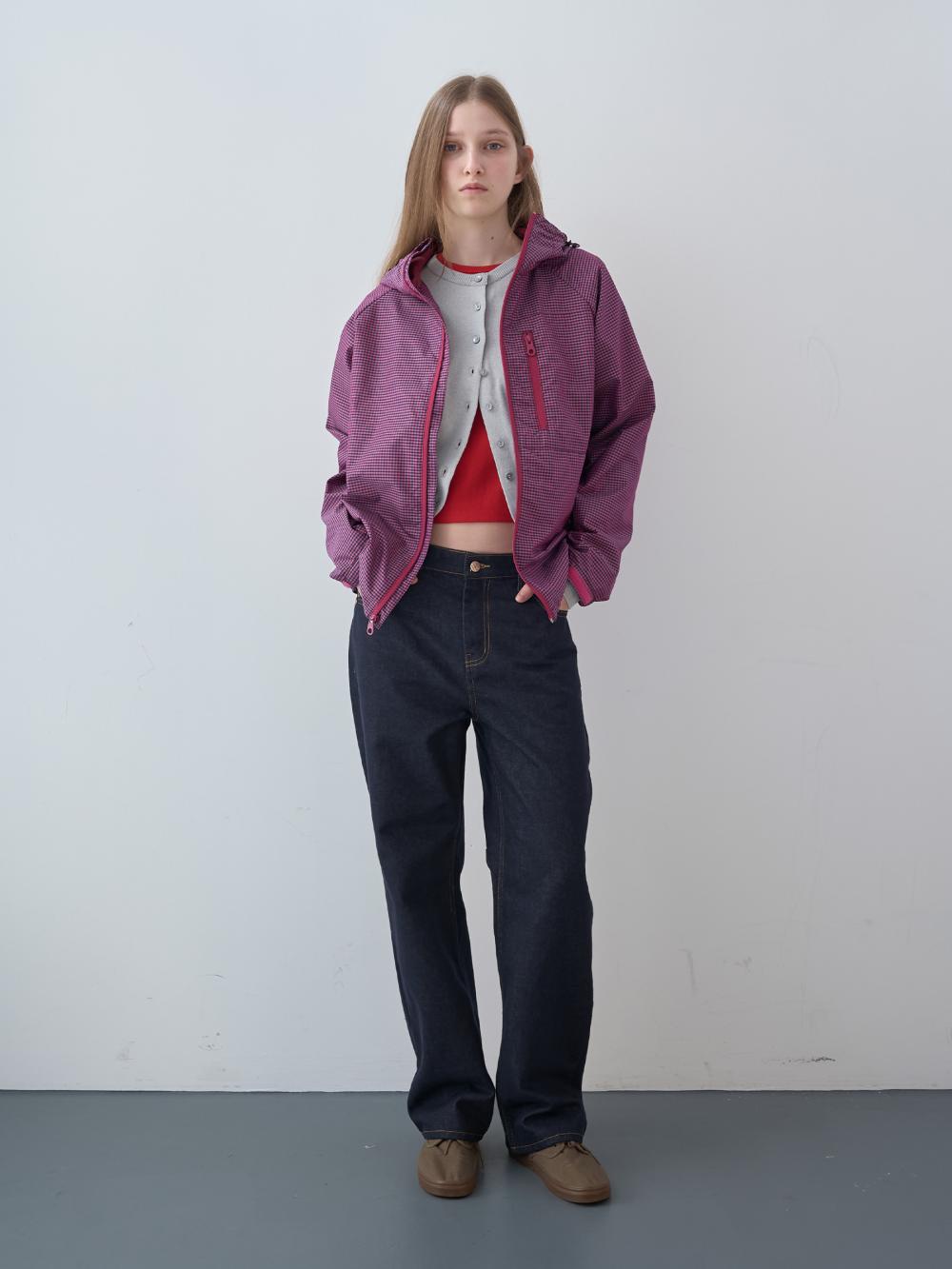 ギンガムチェックトラックトップジャンパー（ピンク） | ENZO BLUES | HANA(ハナ) #5
