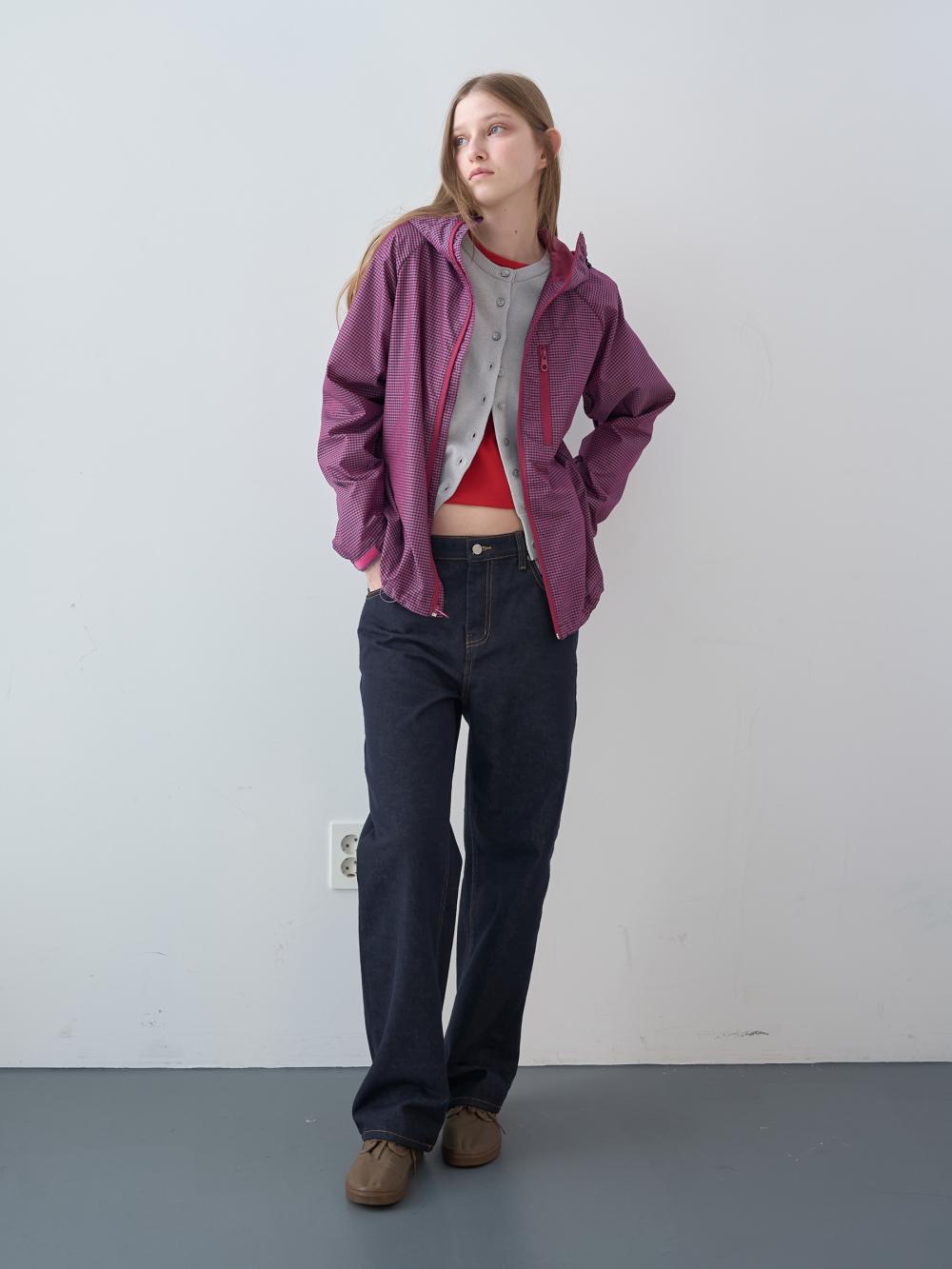 ギンガムチェックトラックトップジャンパー（ピンク） | ENZO BLUES | HANA(ハナ) #6