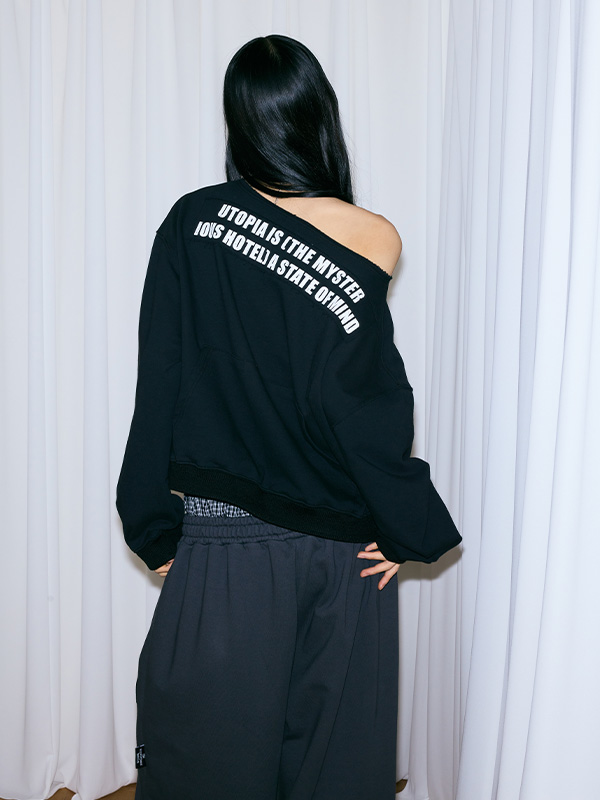 ユートピア オフショルダー MTM_ブラック | THE MYSTERIOUS HOTEL | HANA(ハナ) #4