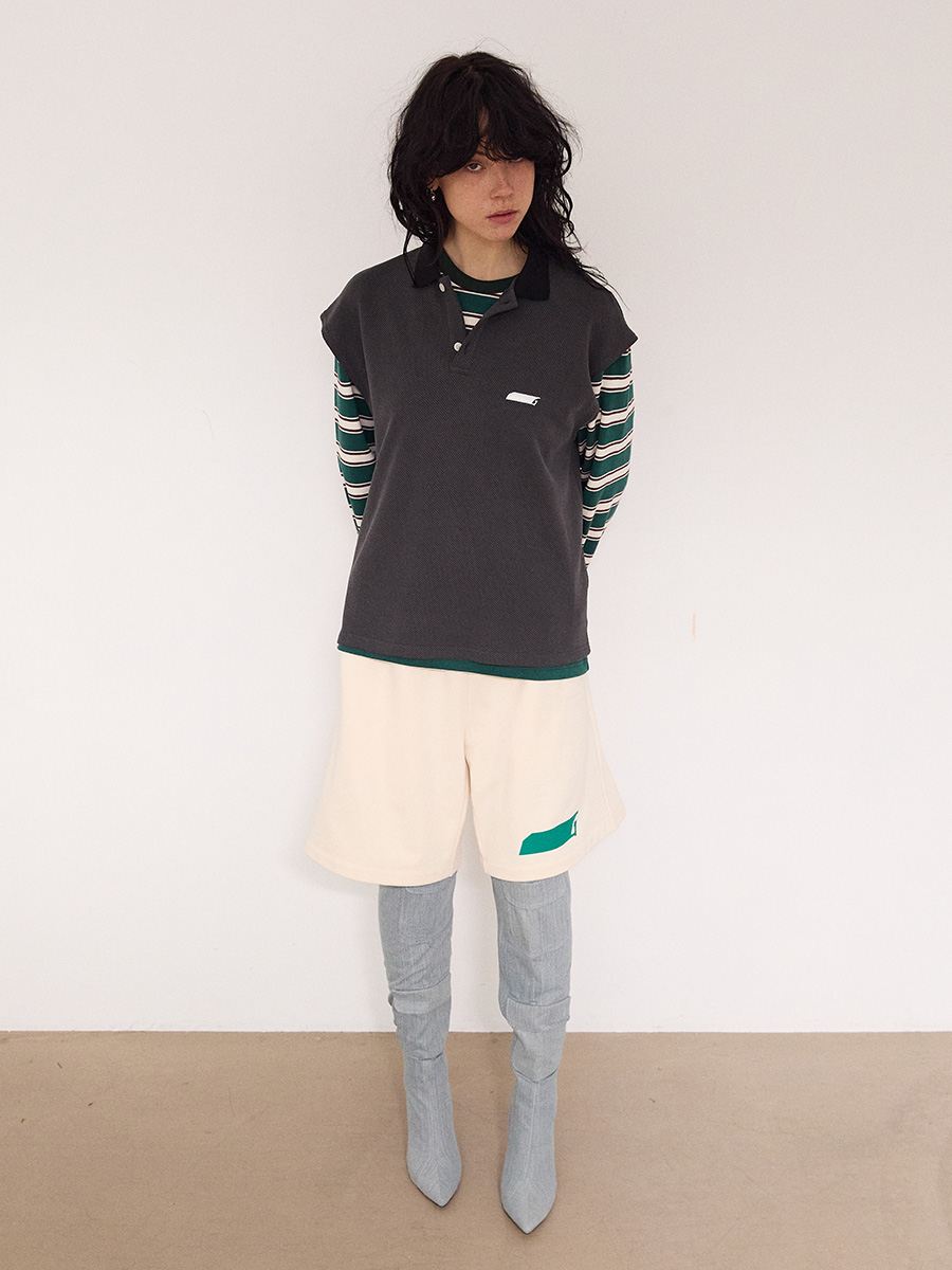PKノースリーブ_ライトチャコール | XOXOGOODBOY | HANA(ハナ) #7
