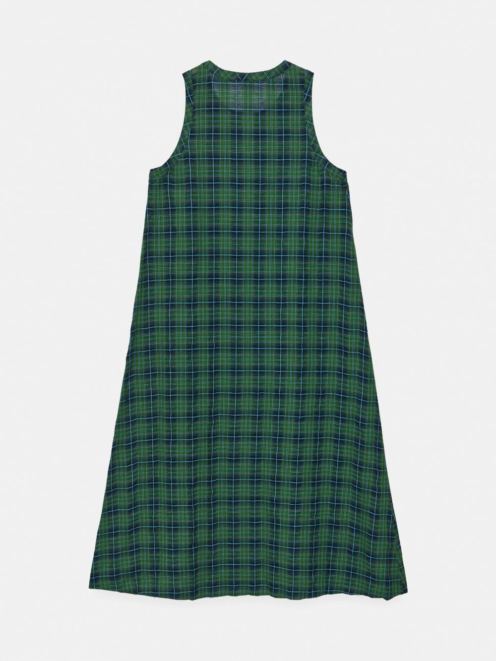 コットンタータンチェックロングドレス（グリーン） | ENZO BLUES | HANA(ハナ) #12