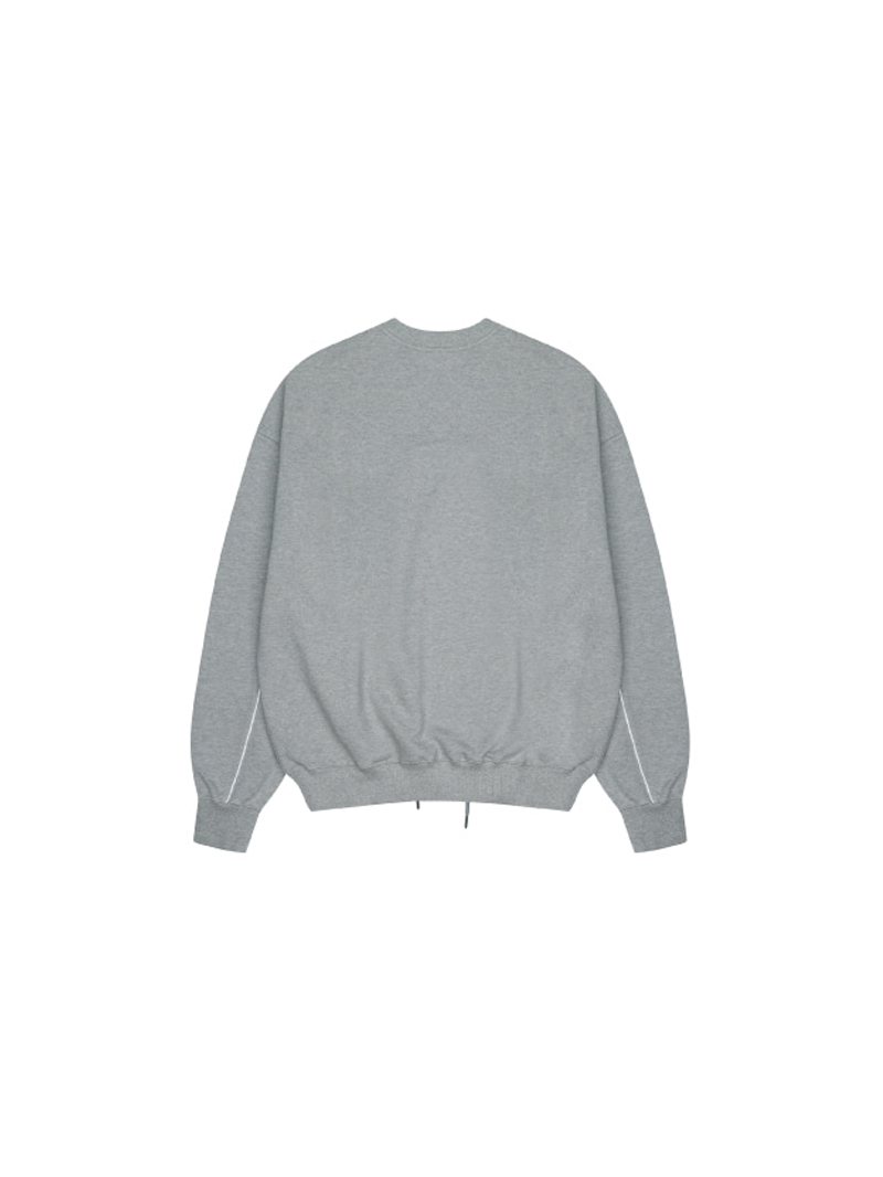 リボンオーバーフィット スウェットシャツ (M.グレー) | THREE TO EIGHTY | HANA(ハナ) #3