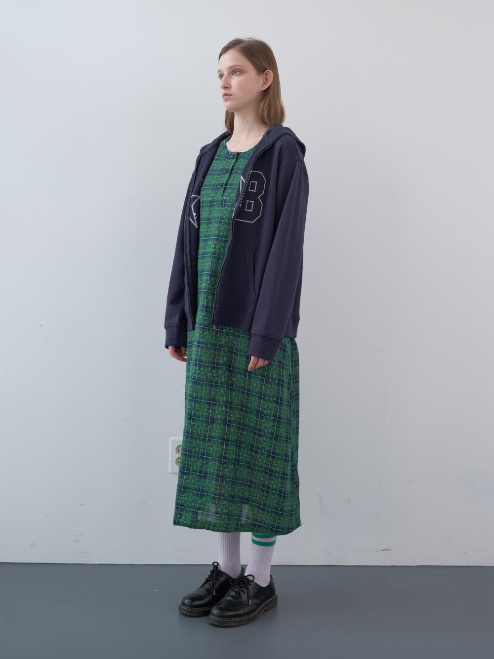 コットンタータンチェックロングドレス（グリーン） | ENZO BLUES | HANA(ハナ) #6