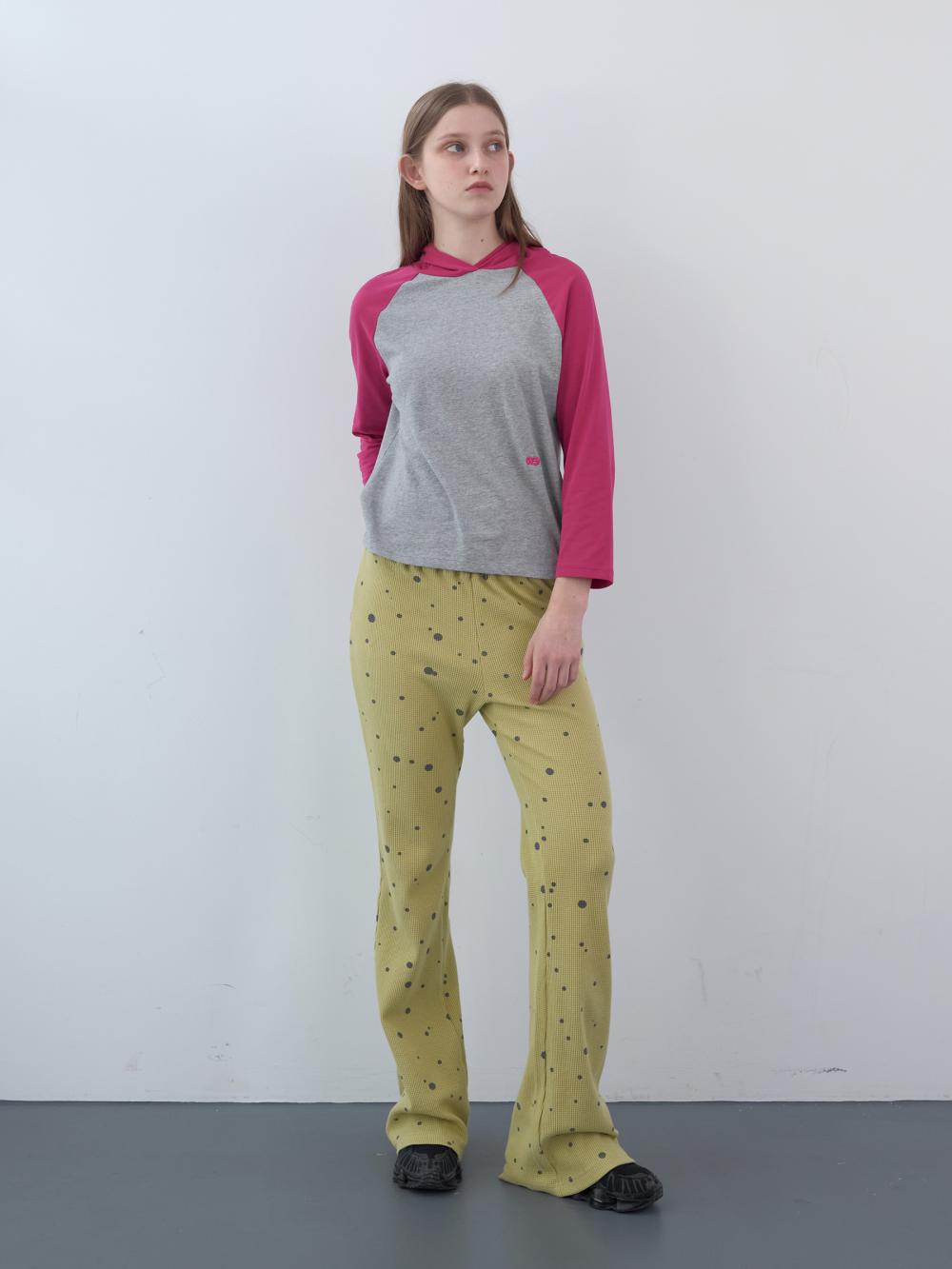 七分袖フード付きシャツ（グレー） | ENZO BLUES | HANA(ハナ) #9