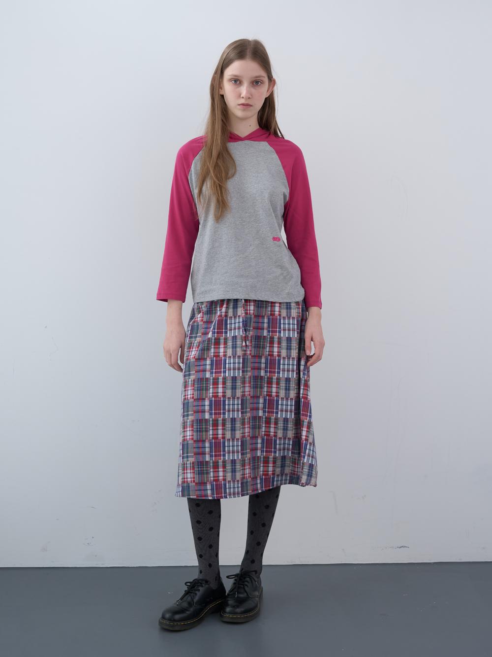 七分袖フード付きシャツ（グレー） | ENZO BLUES | HANA(ハナ) #6