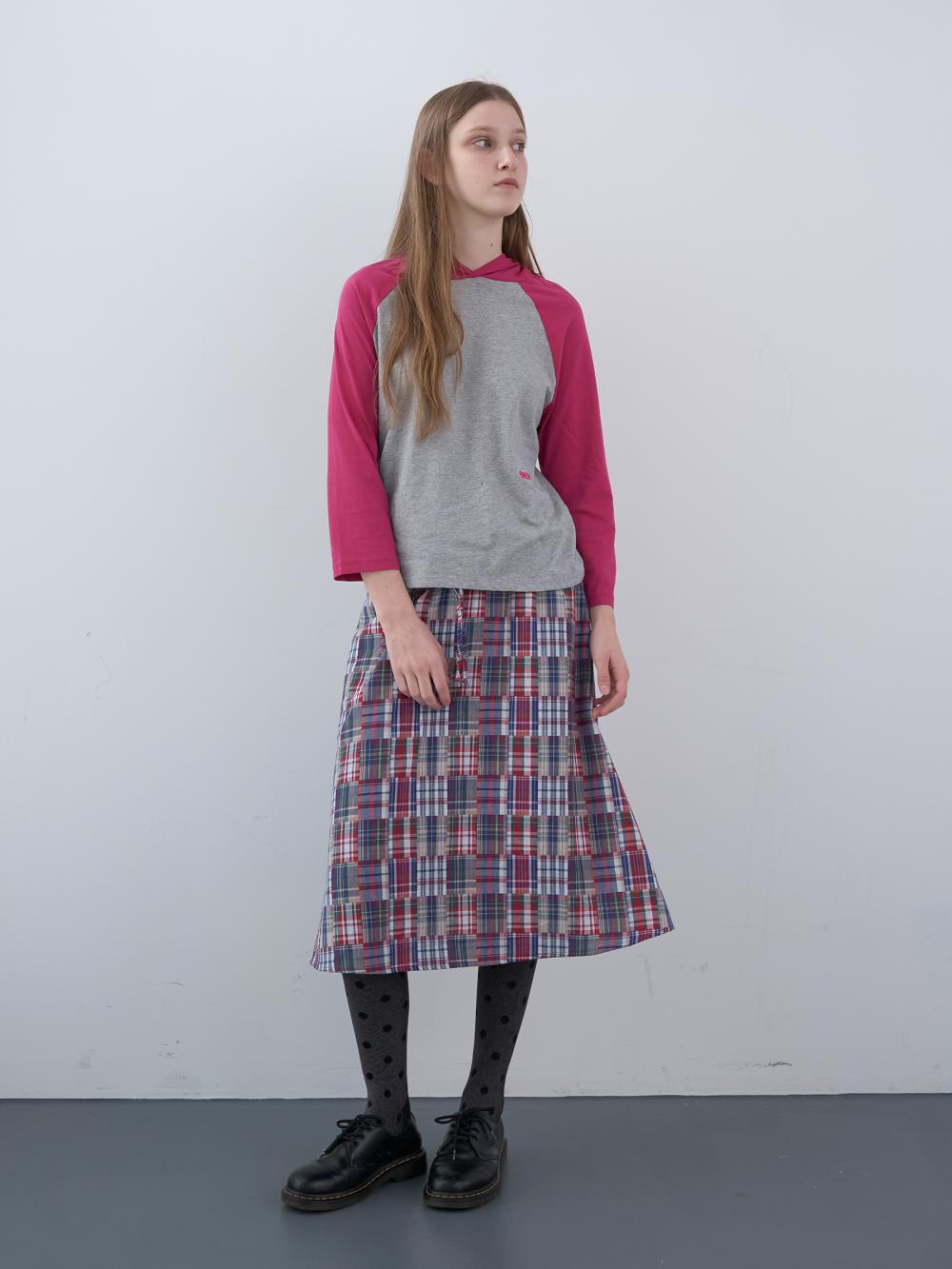 七分袖フード付きシャツ（グレー） | ENZO BLUES | HANA(ハナ) #7