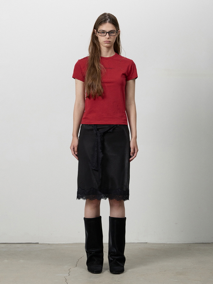 レースミディスカート（ブラック） | THREE TO EIGHTY | HANA(ハナ) #7