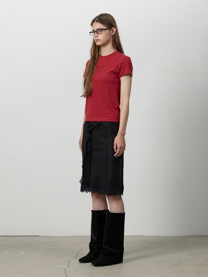 レースミディスカート（ブラック） | THREE TO EIGHTY | HANA(ハナ) #8