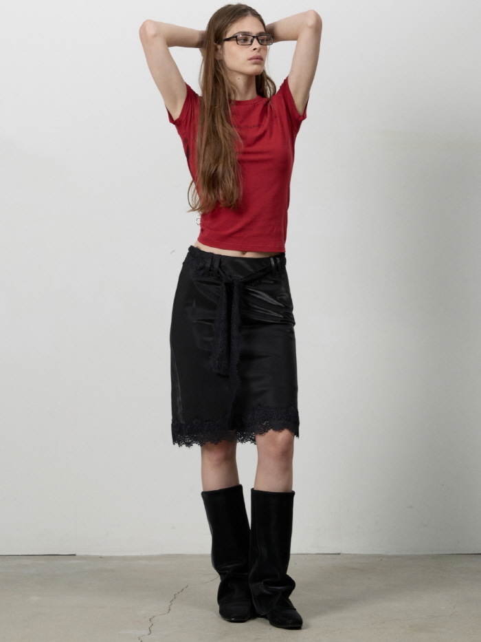 レースミディスカート（ブラック） | THREE TO EIGHTY | HANA(ハナ) #10