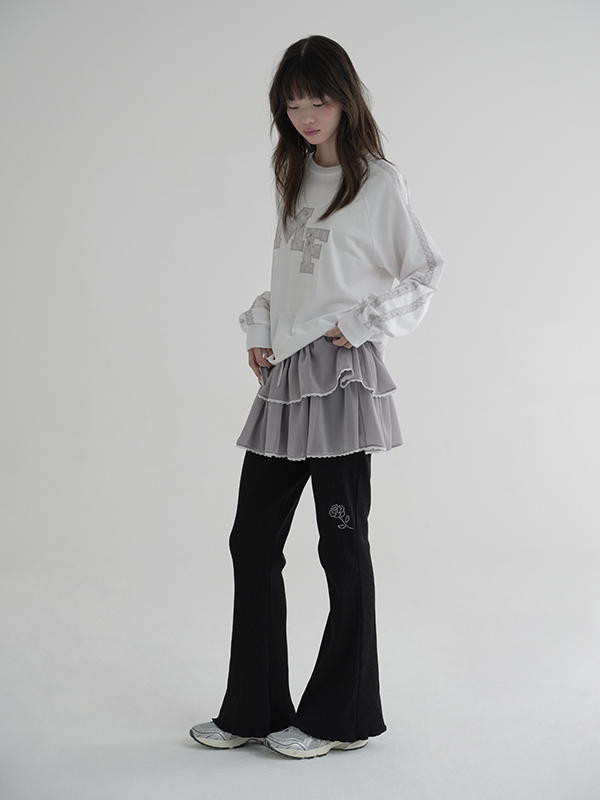 ロゴパッチワークTシャツ（ホワイト） | Margarin Fingers | HANA(ハナ) #7