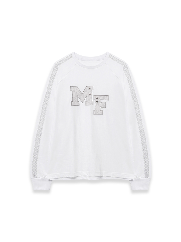 ロゴパッチワークTシャツ（ホワイト） | Margarin Fingers | HANA(ハナ) #9