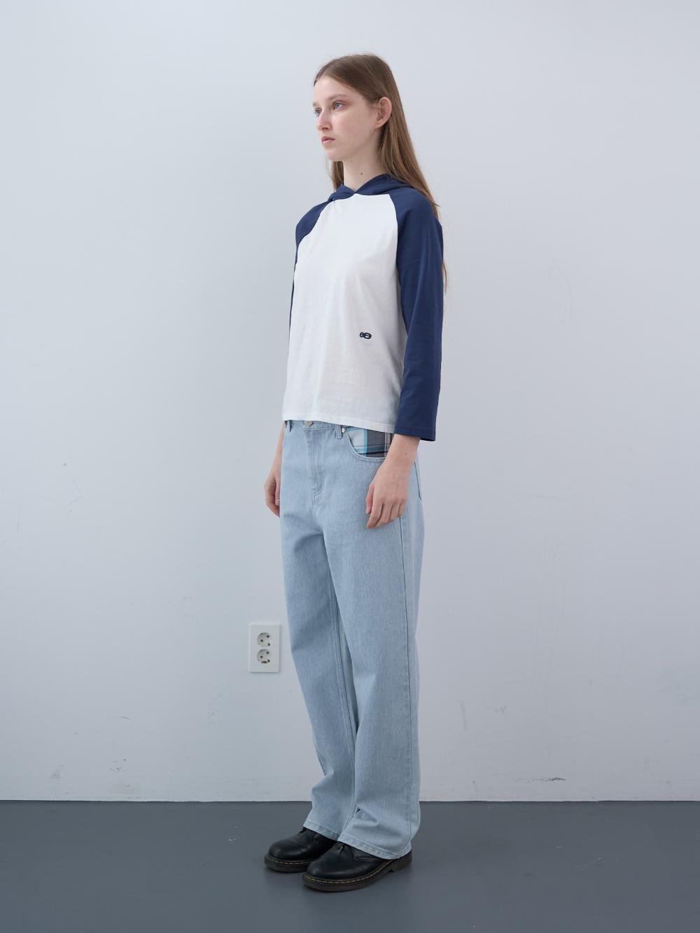 七分袖フード付きシャツ（ホワイト） | ENZO BLUES | HANA(ハナ) #4