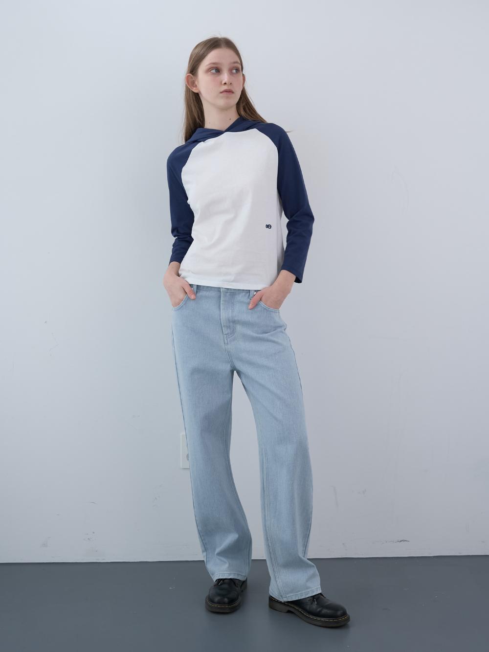 七分袖フード付きシャツ（ホワイト） | ENZO BLUES | HANA(ハナ) #6